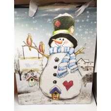 Mirdzošs un stingrs dāvanu maisiņš 